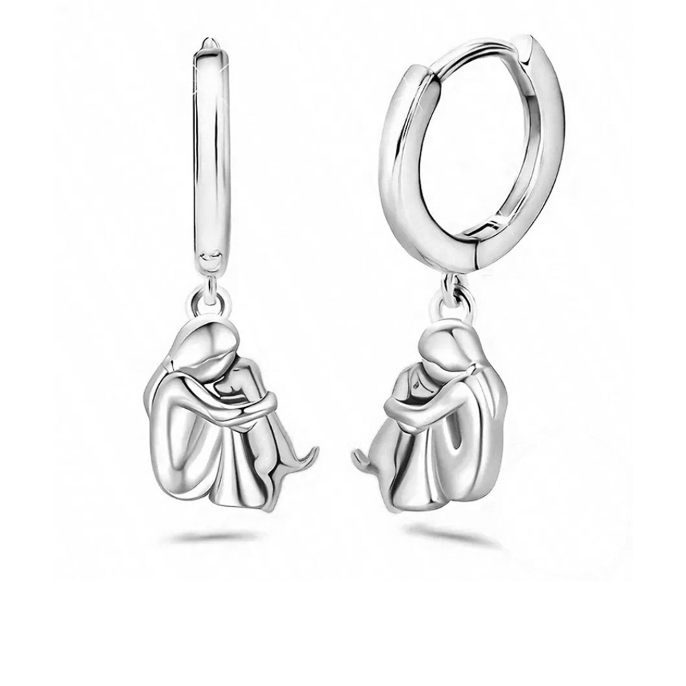 Wynter™ - Hug Pendant with Matching Earrings