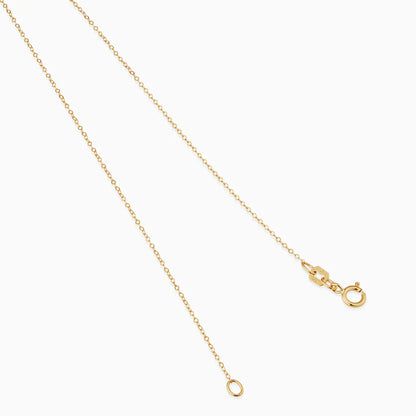 Zodiac sign necklace | White Gold