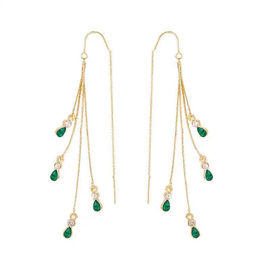 Calista Moreau Tassel Earrings | Gold