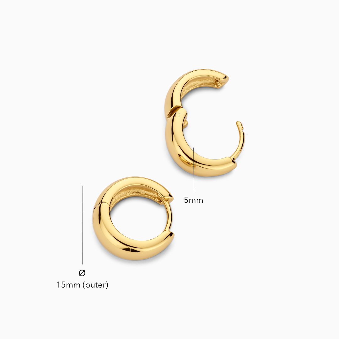 Rue Hoops | Gold
